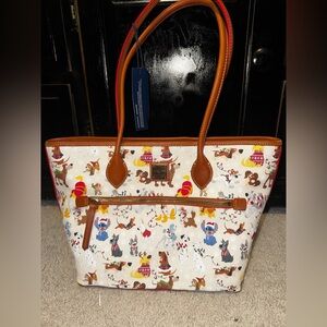 NWT 2021 Dooney & Bourke Disney Santa Tails Holiday Tote/Purse